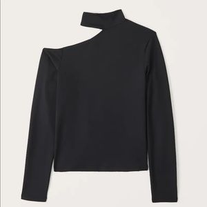 BNWT Abercrombie along Sleeve Cutout Top, Size Small